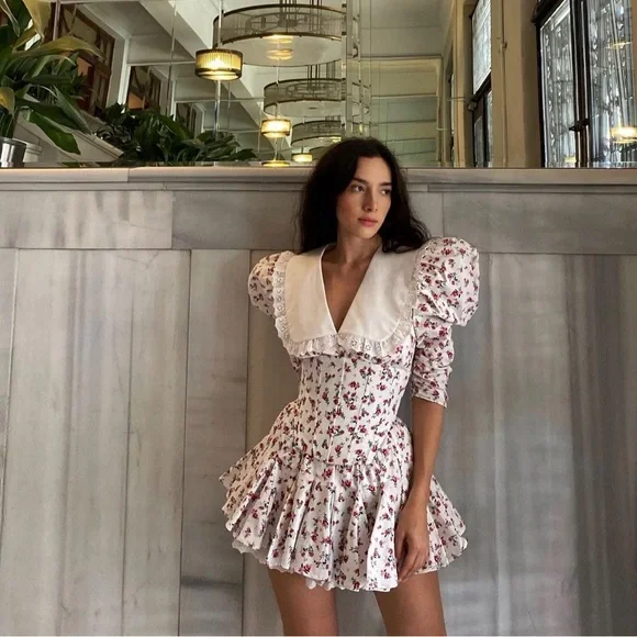 New Arrivals | Dresses | New Arrivals White Floral Mini Dress | Poshmark